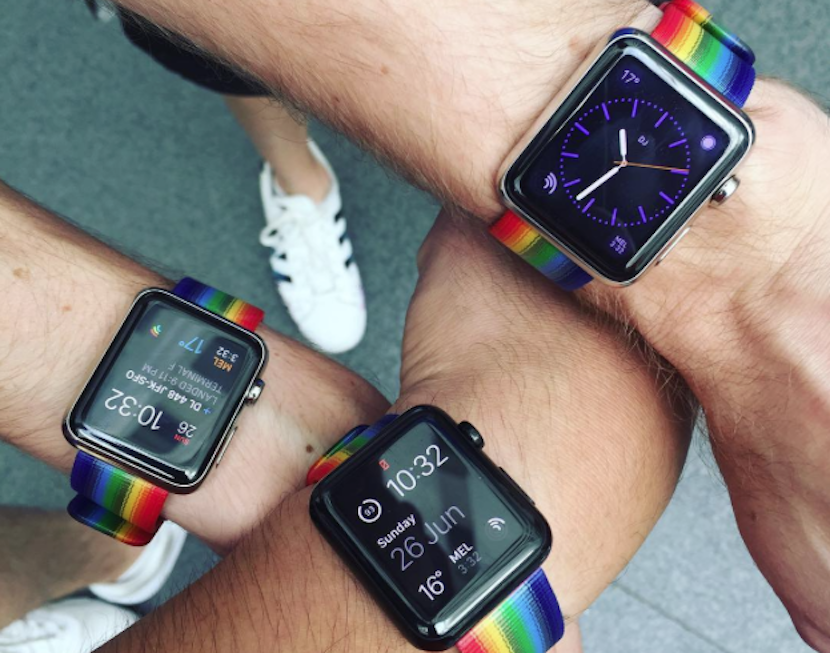 Correas arcoiris para Apple Watch