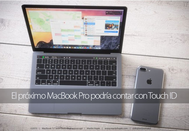 El pr&oacute;ximo MacBook Pro podr&iacute;a contar con Touch ID
