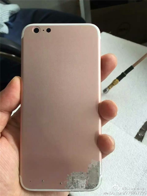 Supuesta carcasa del iPhone 7