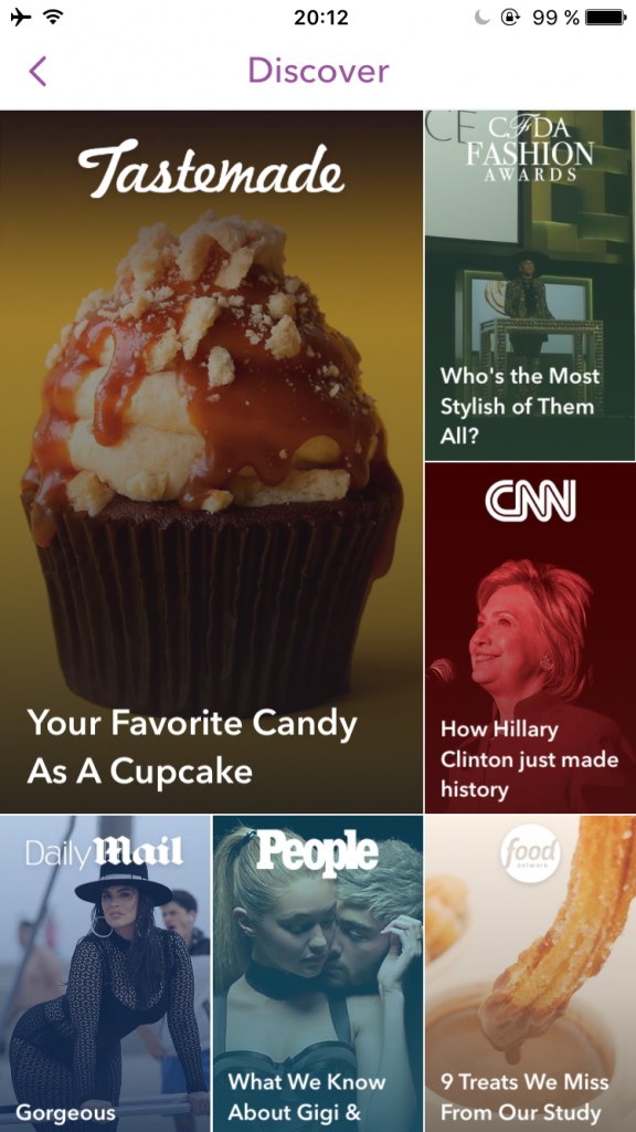 Snapchat-discover