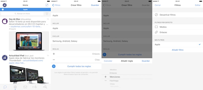 Tweetbot-Filtros