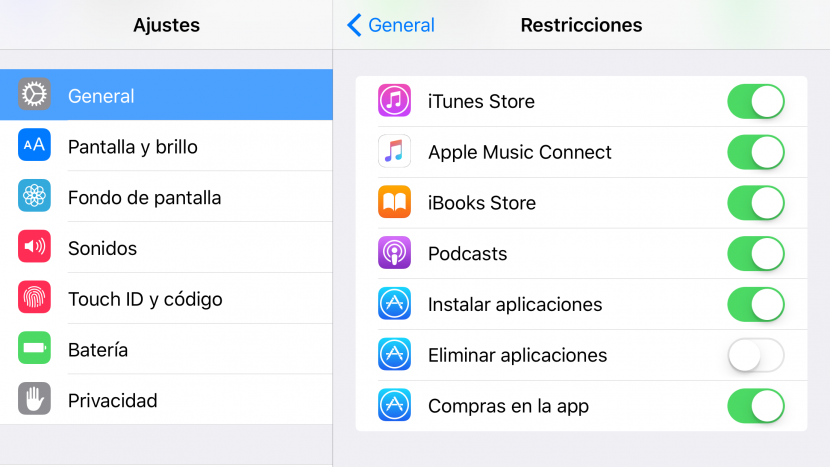 Introducir c&oacute;digo de restricciones