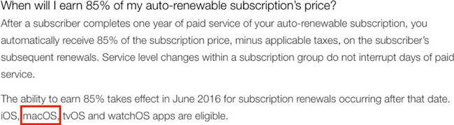 macOS en un comunicado de Apple