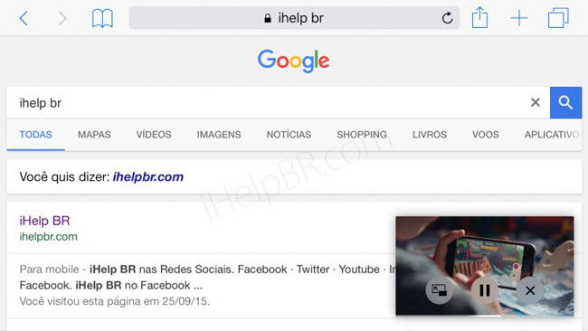Modo PiP en el concepto de iOS 10