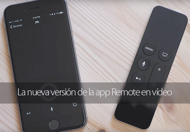 La nueva versi&oacute;n de la app Remote en v&iacute;deo
