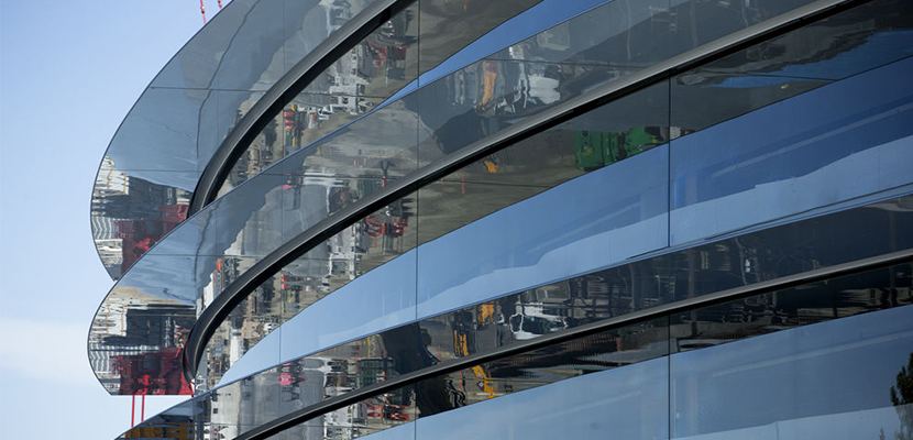 Paneles de vidrio Apple Campus 2