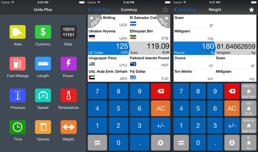Units-plus-converter