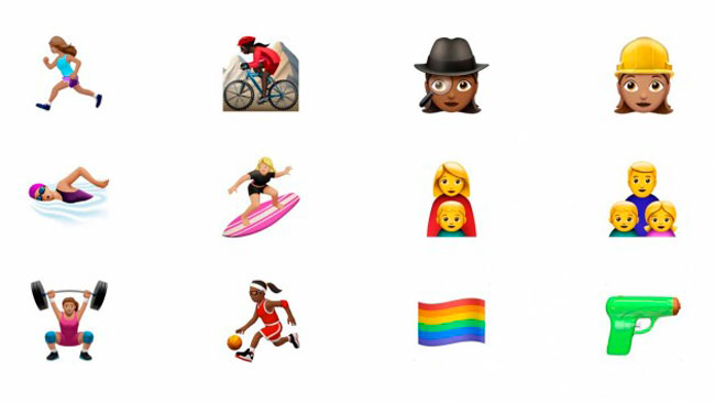 Nuevos emojis de iOS 10 en apoyo a la diversidad