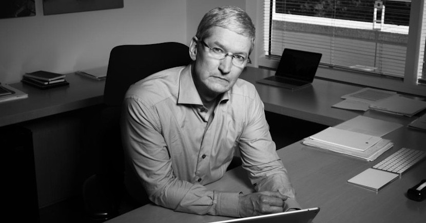 Tim Cook en el despacho
