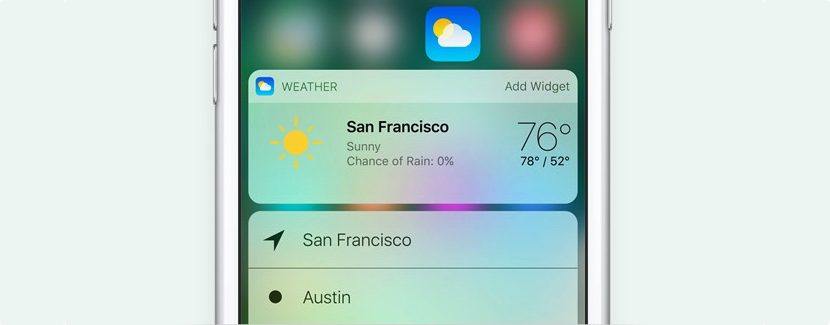Widgets en iOS 10