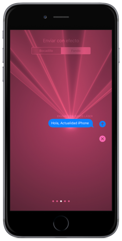 Fondo animado iMessage