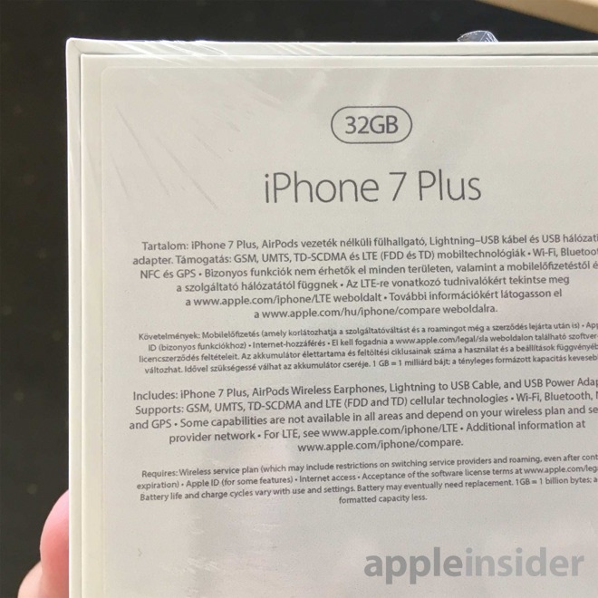 iPhone 7 Plus con AirPods