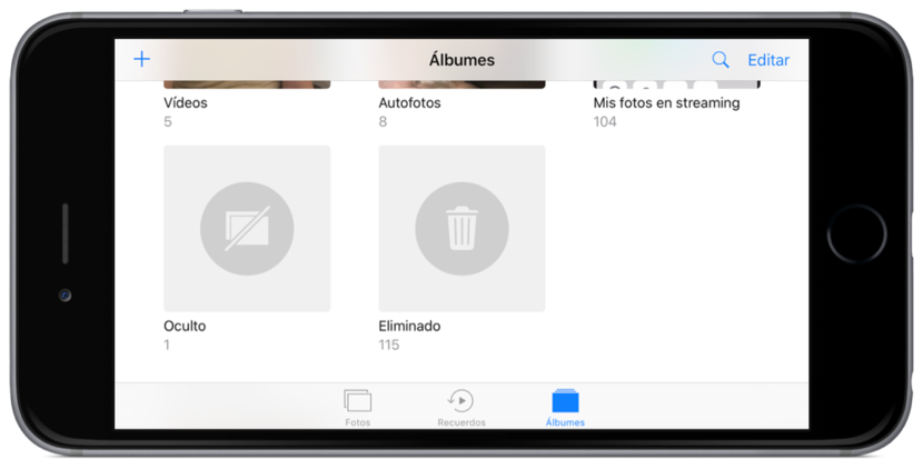 Ocultar las fotosos en iOS 10