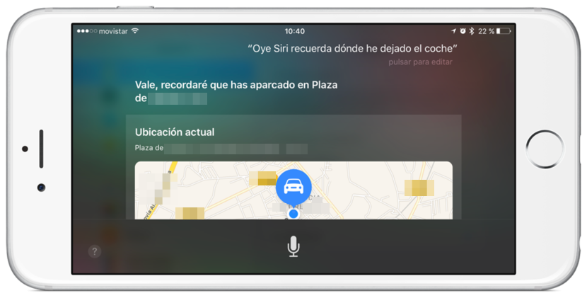 D&oacute;nde he aparcado iOS 10