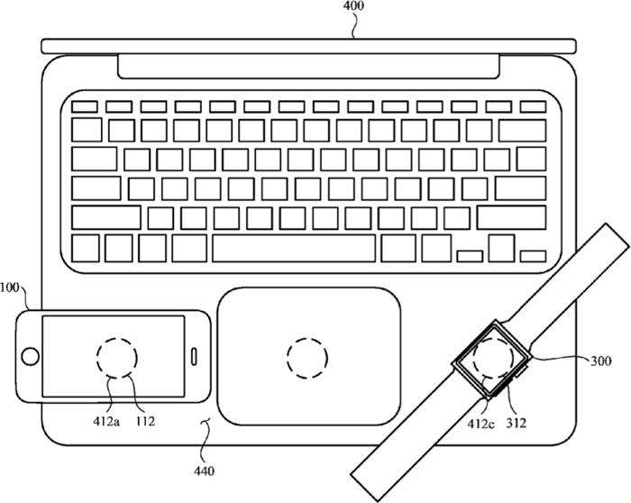 Patente carga por inducción de Apple